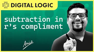 Subtraction using r's Complement Method - Number System - Digital Circuits GATE
