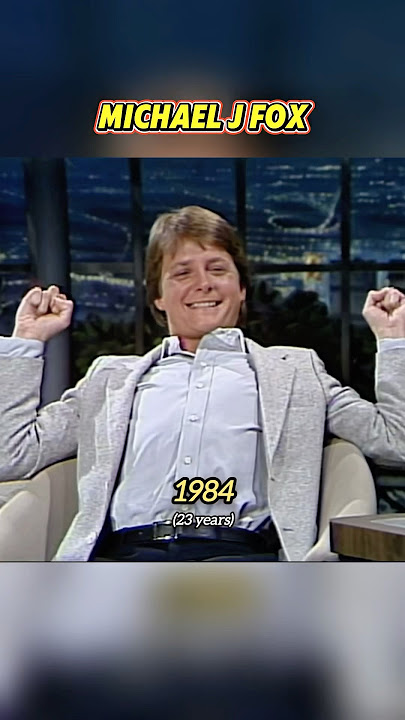 WOW! Michael J Fox through the years! #backtothefuture #80s #shorts