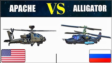 AH-64E Apache Guardian VS Kamov Ka-52 Alligator Attack Helicopter | Apache VS Alligator