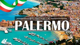 Beautiful Palermo, Sicily 4K • Relaxing Italian Music, Instrumental Romantic • Video 4K UltraHD