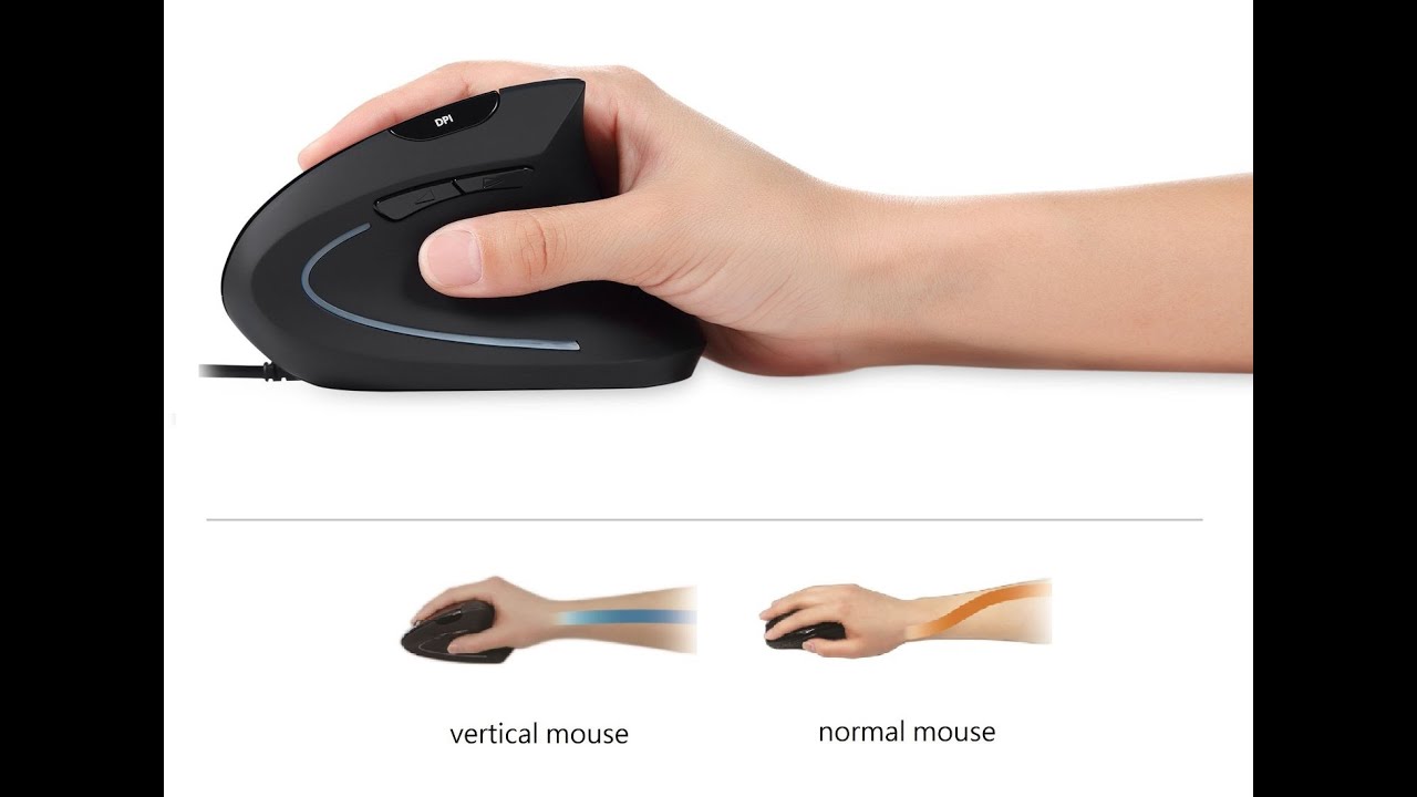 Immagini Stock - Mouse Per Computer Ottico Verticale Nero Dal Design  Ergonomico. Questo Mouse È Progettato Per Ridurre Lesioni Come La Sindrome  Del Tunnel Carpale, L'artrite.. Image 184267660