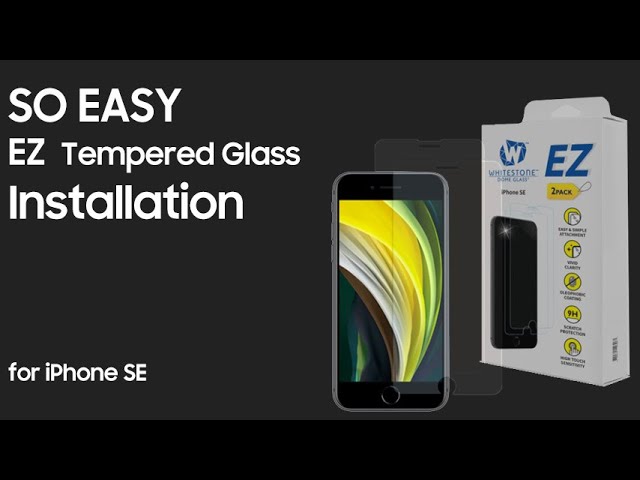 iPhone SE Dome Glass Tempered Glass Screen Protector -1Pack – Whitestonedome