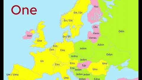 How Europeans Say the Numbers 0–9 | Language Map