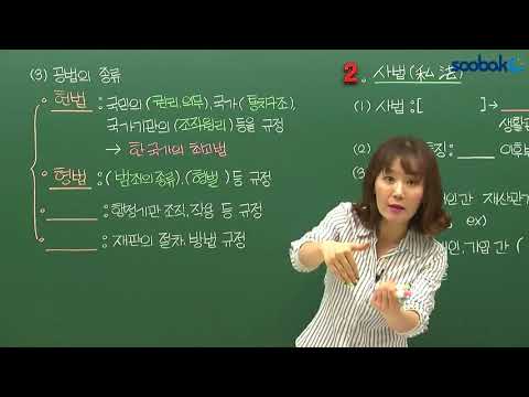 [중등인강/중3 사회②] 법의 종류_공법-수박씨닷컴 윤미 선생님