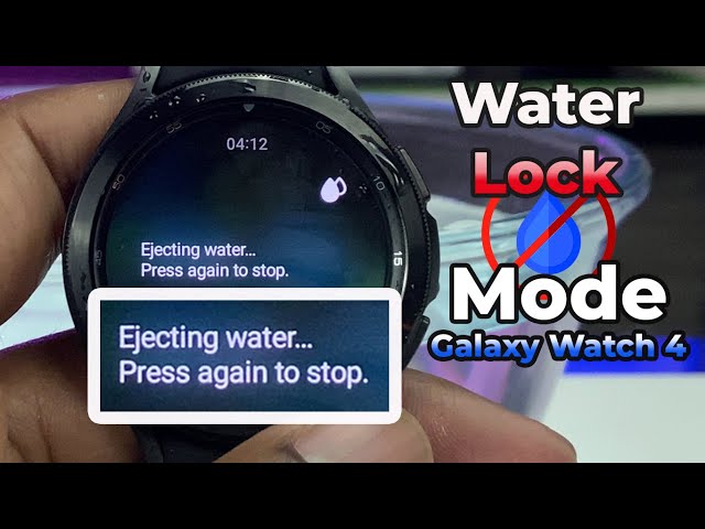 Galaxy Watch 4 waterproof - water resistance explained - Swimming,  Showering, Sweating, Wetting - TCS