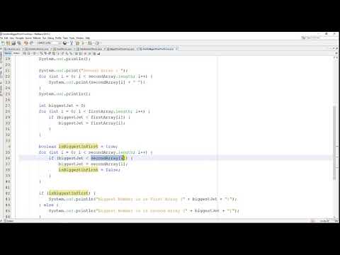 6  SOLUTION  Biggest from Two Arrays in Java