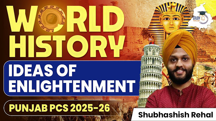 Punjab PCS 2025-26 | World History | Ideas of Enlightenment | By Shubhashish Sir thumbnail