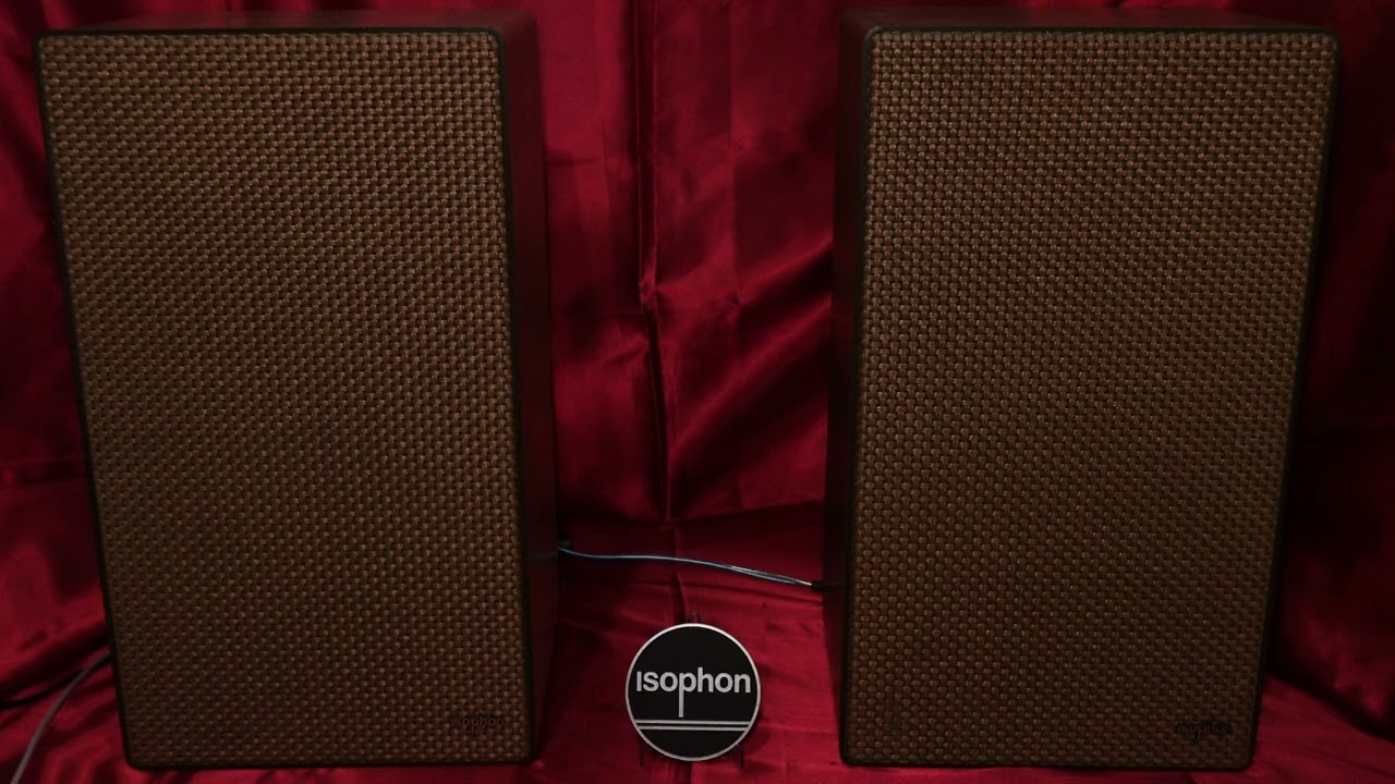 Isophon HiFi-Superkompaktbox SKB60 3WayClosed 1970s Vintage