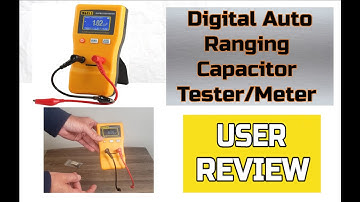 M6013 Digital Auto Ranging Capacitance Meter Demo - Works as Advertised