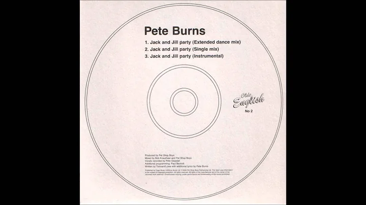 Pet Shop Boys ft. Pete Burns - Jack & Jill Party