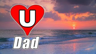 HAPPY FATHER'S DAY SONG E-card Video 2012 Relaxing Music  Piano Tribute card Sunday Teaser poem HD screenshot 5
