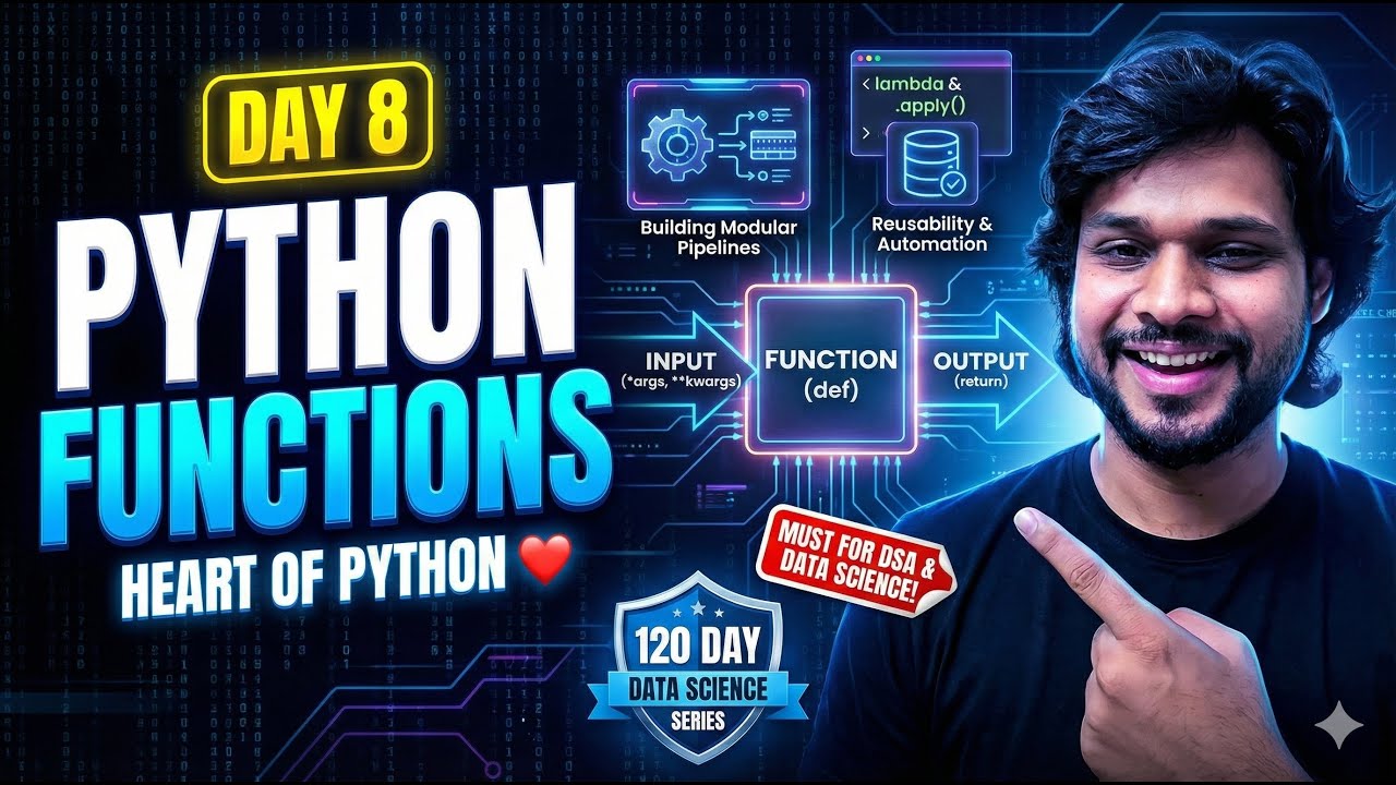 Day 8: The Python Function Trick EVERY Data Scientist Must Know! - YouTube
