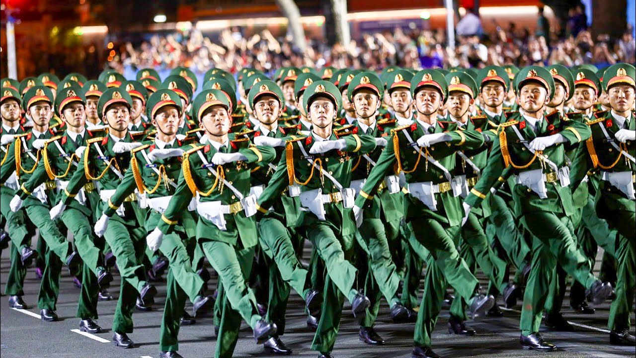 Đầy đủ các khối diễu binh qua đoạn đường Nguyễn Thái Học ❤️‍🔥❤️‍🔥❤️‍🔥