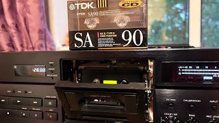 Sony TC-K555ESL. Настройка, запись. Тест АЧХ.