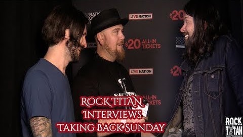 Taking Back Sunday Interview with John Nolan and Adam Lazzara!