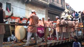 Samarath Prathisthan Marathi dhol in Raja Singh rally in hyderabad on the day of Ramnavmi 15 April