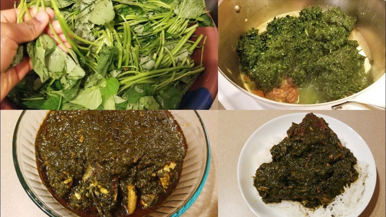 Liberian Rough Potato Greens YouTube