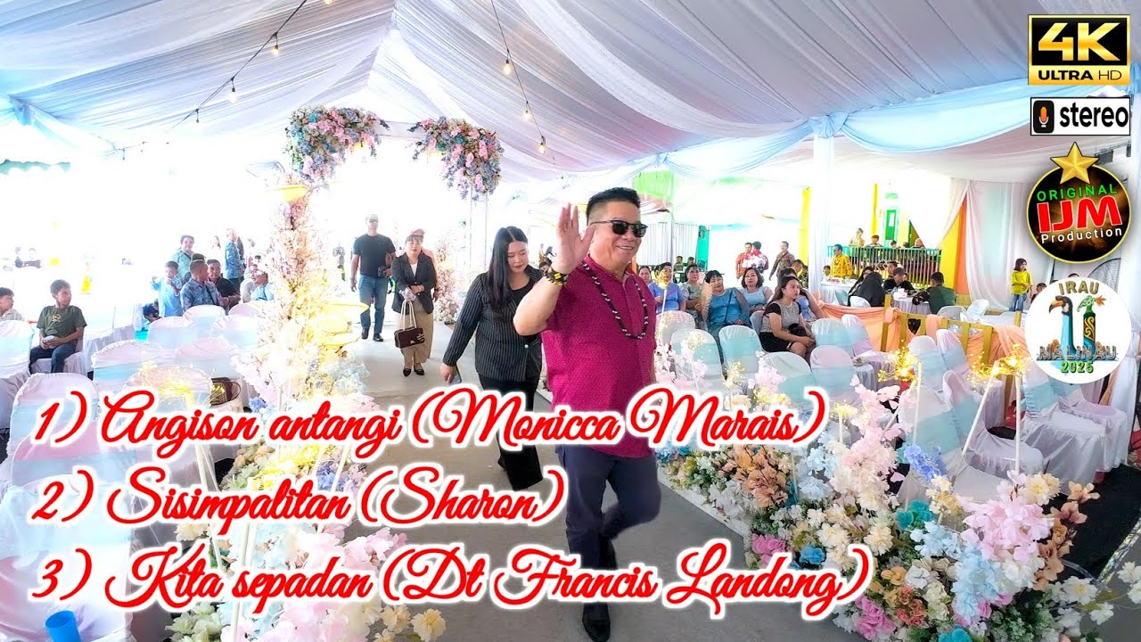 Monicca Marais, Sharon, Datuk Francis Landong 👉 live in Indonesia at a wedding event