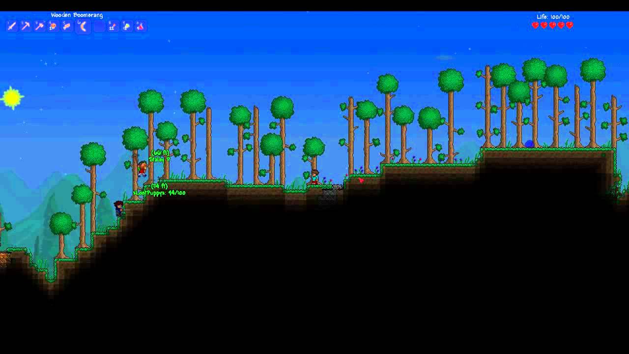 Terraria ep.1 Getting started - YouTube