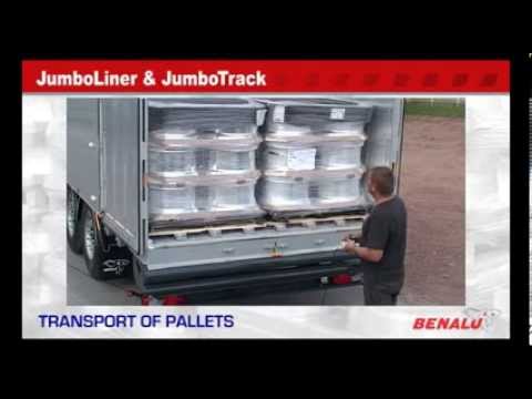 Полуприцепы с подвижным полом Benalu JumboLiner и JumboTrack