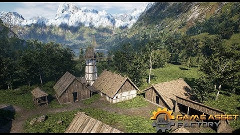 Unreal Engine 5 Medieval Farm Modular Walkthrough