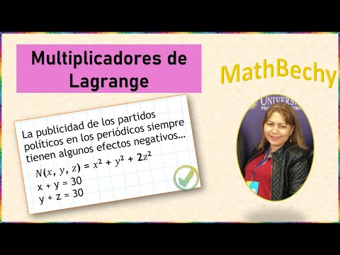 ✨LAGRANGE con dos restricciones