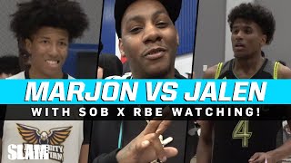 Jalen Green CATCHES BIG BODY with SOB X RBE WATCHING! Marjon and Dream City TAKE ON Prolific Prep 😳