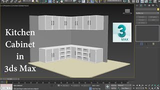 Kitchen Design in 3ds Max | Create cabinets very easy | 3d Modeling