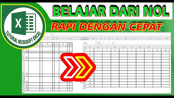 🟢 CARA MENGATUR DAN MERAPIKAN TABEL EXCEL DENGAN CEPAT