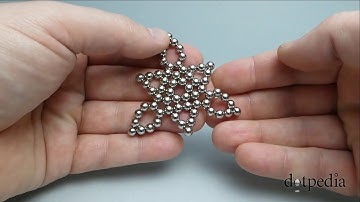 Triforce inspired by Zelda -  Made of Nanodots Magnet Spheres