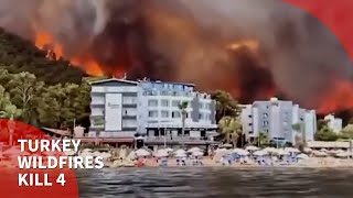Wildfires rage across sourthern Turkey