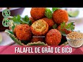 FALAFEL DE GRÃO DE BICO VEGANO