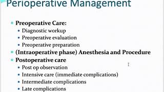 Perioperative management | General Surgery
