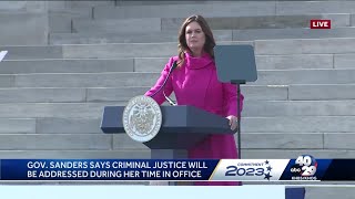Sanders sees new prison, support for police as keys to lowering crime rate