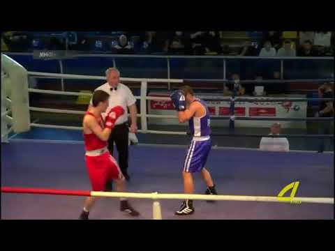 Boxing May 1,2018 Champions Georgia. Quarterfinal  (75kg) RED Seyfullah Madiev VS BLUE  Maghradze