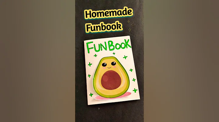 DIY Homemade Funbook 😲🌈✨ best out of waste/ easy craft ideas/ paper craft idea #shorts #craft thumbnail