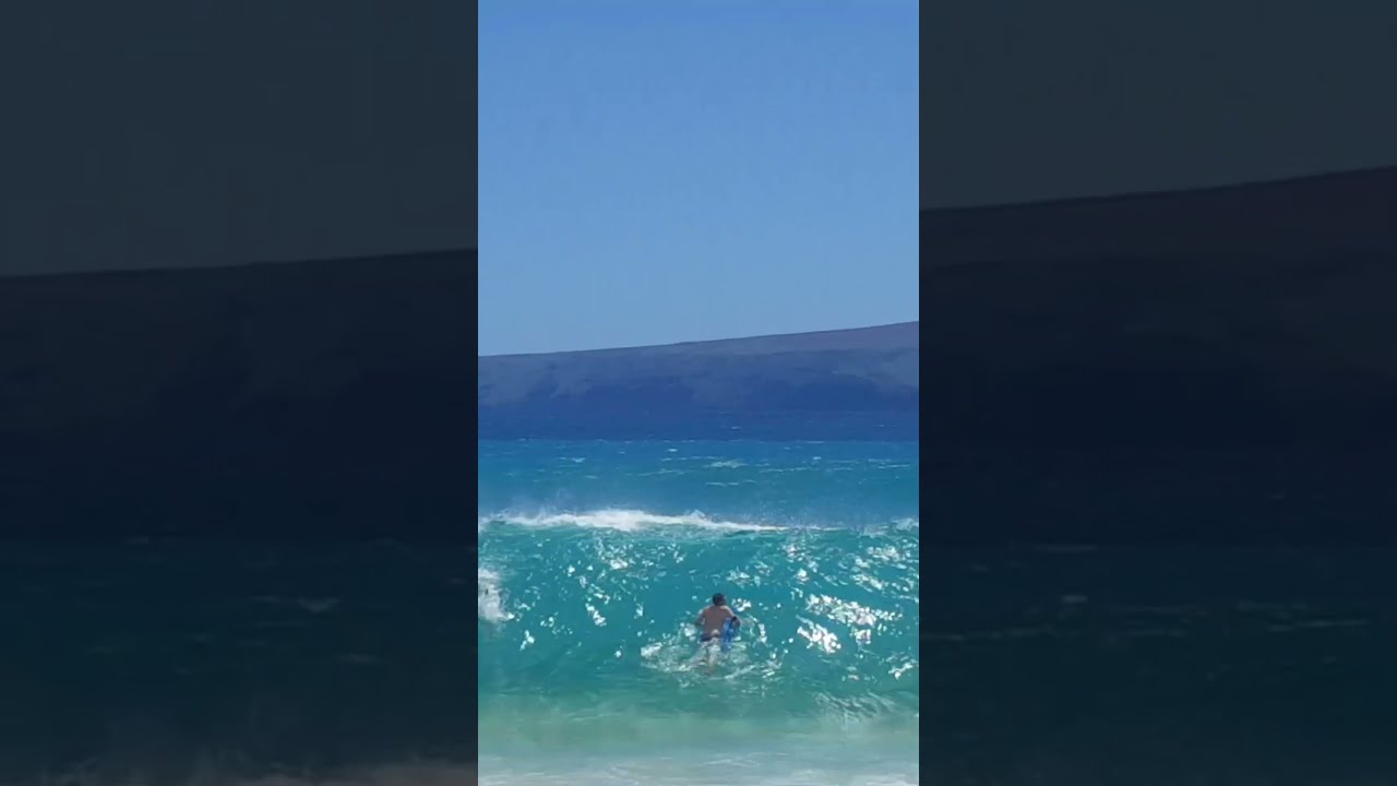 Perfect Day Big Beach Makena Maui Hawaii Shorts Waves