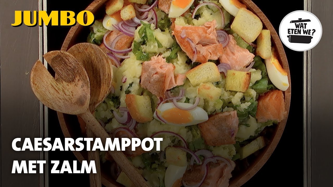 Wat eten we? Caesarstamppot met zalm