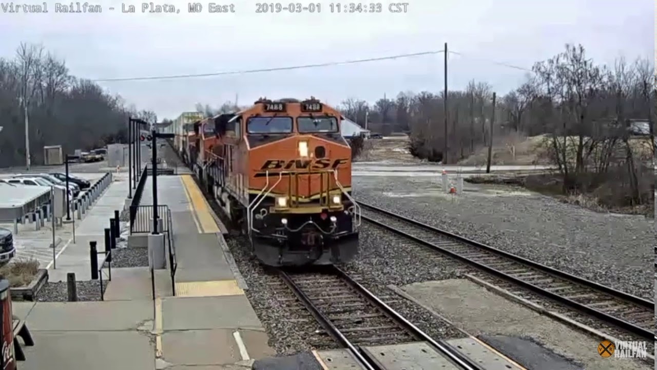 ATSF at La Plata, MO (Virtual Railfan) YouTube
