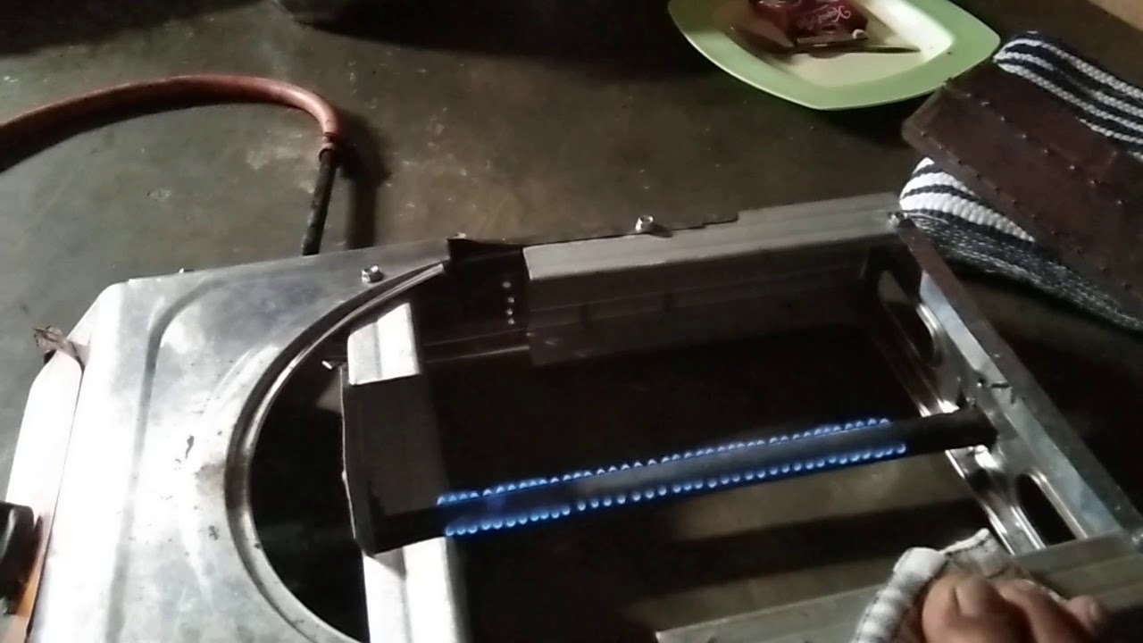 Simple burner panggangan