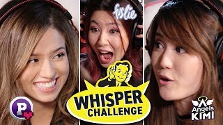 Pokimane, Fuslie, and AngelsKimi play the Whisper Challenge with HyperX Cloud Alpha