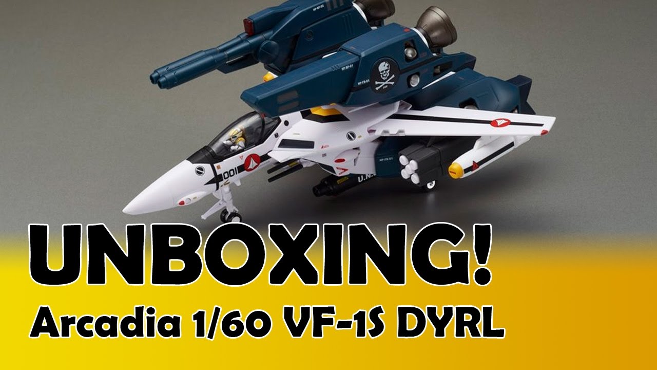 Unboxing! Arcadia 1/60 VF-1S Roy Focker DYRL w/Strike Parts - YouTube