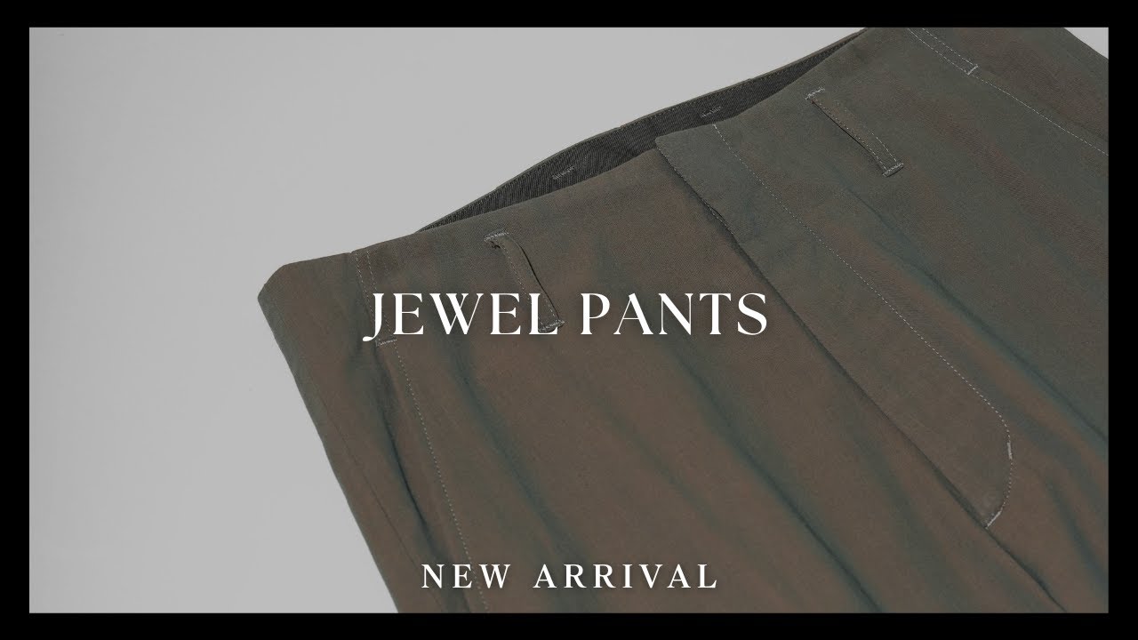 パンツ JEWEL PANTS JEWEL PANTS】圧倒的な高級感！玉虫色の光沢とトレンドシルエットで