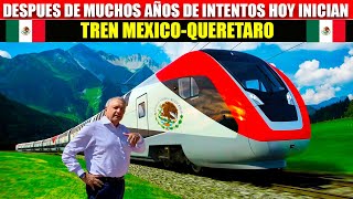 MIRA:🫢Mega Proyecto para Tren de Pasajeros entre Mexico y Queretaro sera una realidad