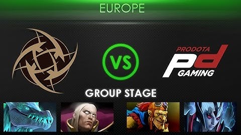 Ninjas in Pyjamas vs Prodota - Kiev Major Europe Qualifier: Group Stage - @TobiWanDOTA @Gareth