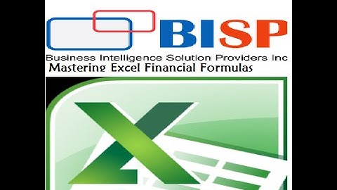 Excel Price Functions Part II