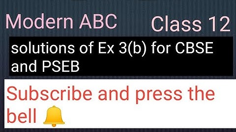 Class 12th mathematics modern ABC solutions of ch 3 Matrices Ex 3 (c) for CBSE and PSEB