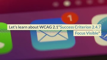 How to implement WCAG 2.1 Success Criterion 2.4.7 Focus Visible in code with examples