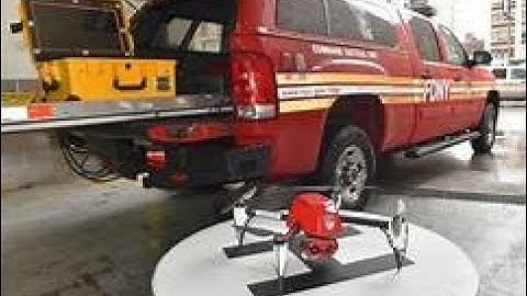 FDNY uses a drone to fight fires.