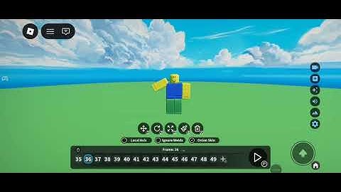Random video of a roblox noob waving. 